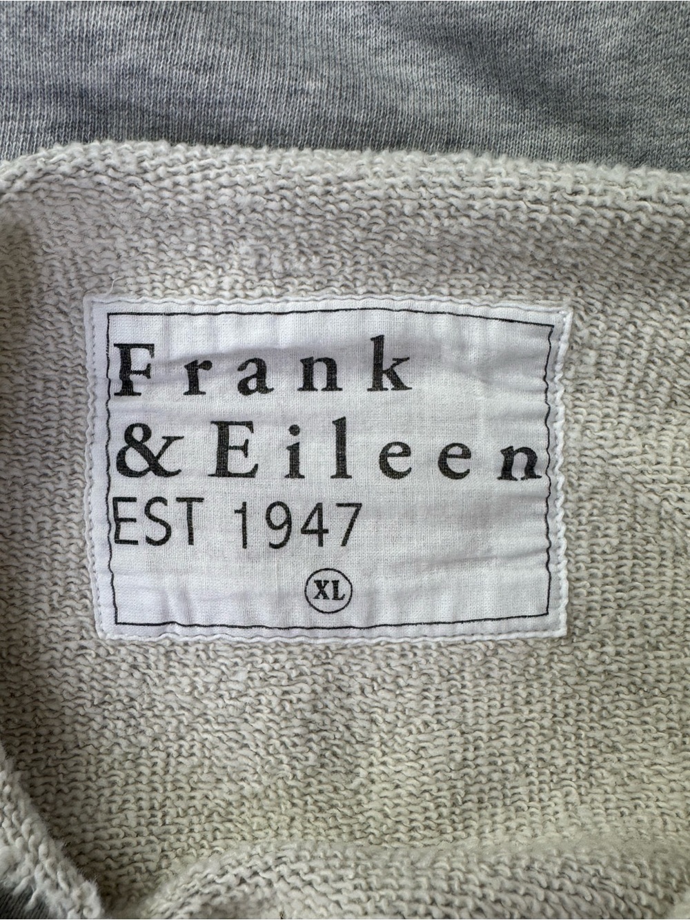 Frank & Eileen Effie Long Sleeve Funnel Neck Capelet Gray Melange Size XL - Picture 7 of 8